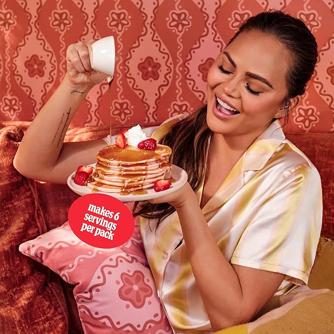 Strawberry Mochi Pancake & Waffle Mix by Cravings by Chrissy Teigen ??3 Pack Mochi Pancake Mix