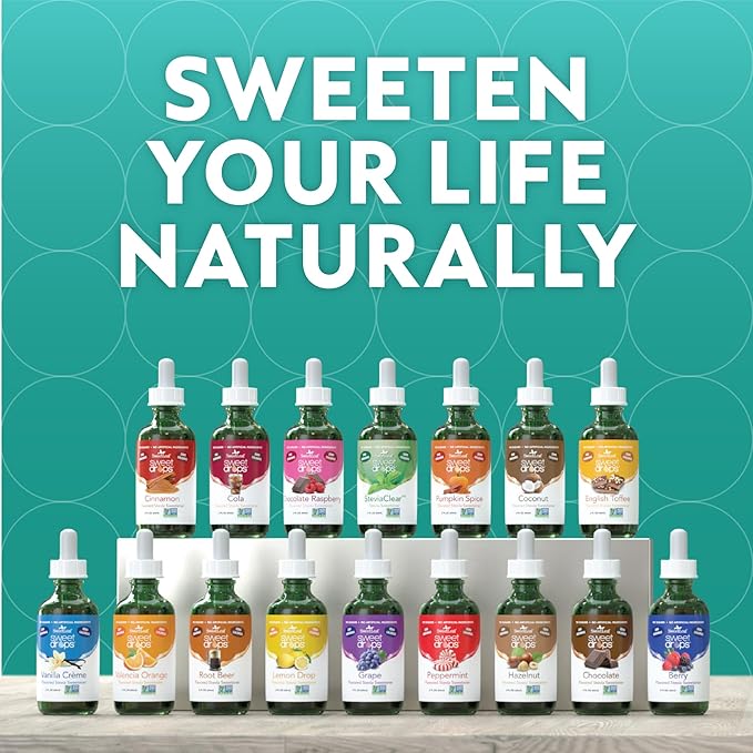 SweetLeaf Stevia Liquid Sweet Drops - Hazelnut Flavored Drops, Stevia Liquid Sweetener
