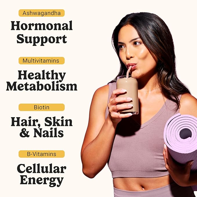 VitaHustle ONE Meal Replacement Shake - Plant Based Protein Powder by Kevin Hart - Vegan, Meal