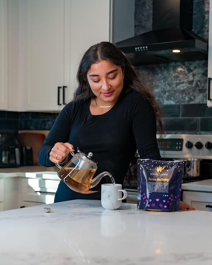 Luna Lullaby Sleep Tea, Organic Loose Leaf Herbal Tea ??Calming, Relaxing Bedtime Tea ??Chamomile