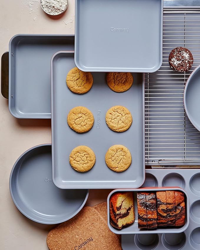Caraway Non-Stick Ceramic Baking Sheet - Naturally Slick Ceramic Coating - Non-Toxic, PTFE & PFOA