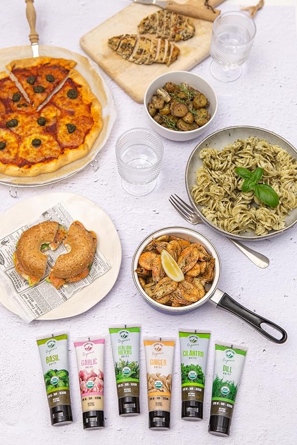Aroma One Italian Herbs Puree Paste - Organic Herb Concentrate for Cooking, Seasoning & Sauces