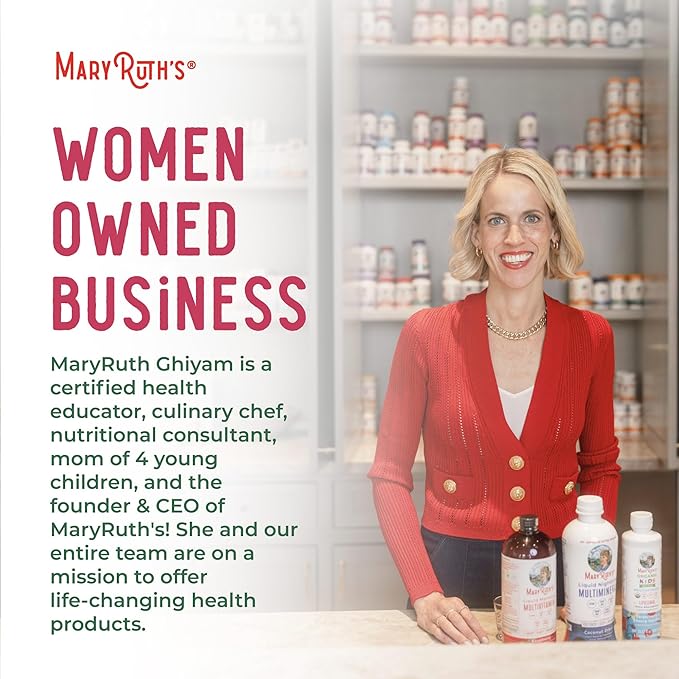 MaryRuth's Liquid Multivitamin + Hair Growth | Biotin 10000mcg | Lustriva Hair Growth Supplement |