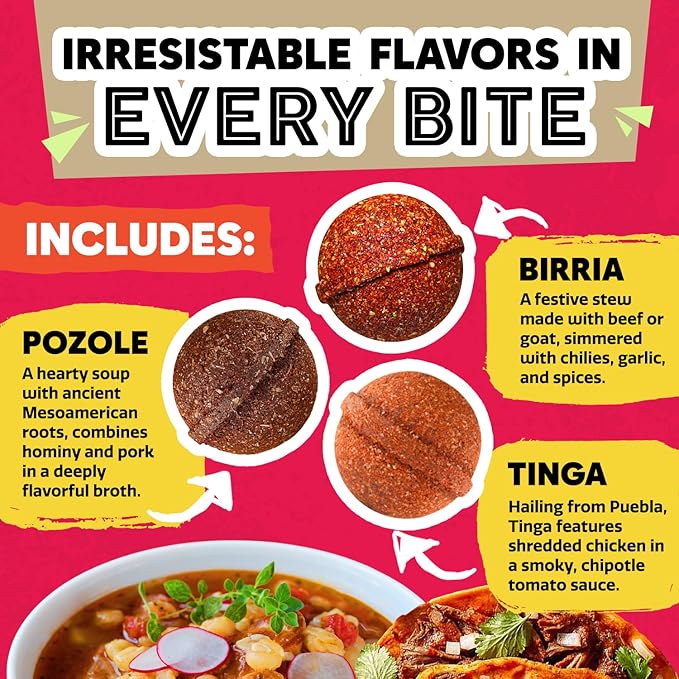 EZ Bombs Variety Pack – Pozole, Tinga & Birria Bomb Seasonings – Authentic Mexican Spice Mix for