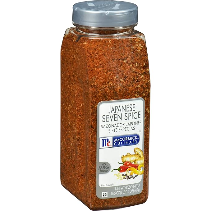 McCormick Culinary Japanese Seven Spice, 16.5 oz - One 16.5 Ounce Container of Japanese Seven Spice