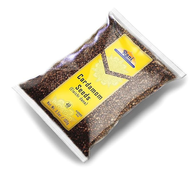 Rani Cardamom (Elachi) Decorticated Seeds Indian Spice 3.5oz (100g) ~ All Natural | Vegan | Gluten