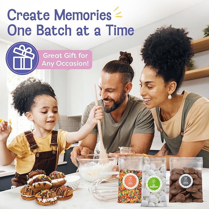 Baketivity x Duff Goldman S?셫ores Sandwich Cookies Kit Kids Baking Set Cooking Kits for Kids with