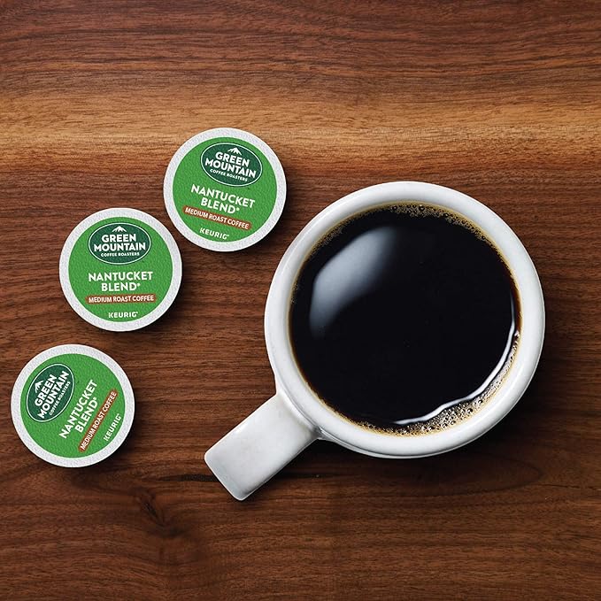 Green Mountain Coffee Roasters Nantucket Blend, Single-Serve Keurig K-Cup Pods, Medium Roast Coffee