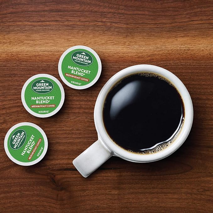 Green Mountain Coffee Roasters Nantucket Blend, Single-Serve Coffee K-Cup Pods, Medium Roast, 32