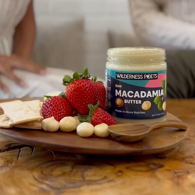 Wilderness Poets, Raw Macadamia Butter (640 Ounce - 40 Pound - 5 Gallon)