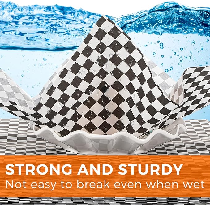 Sieral 5000 Sheets Sandwich Wrap Sheet 12 x 12 Inch Wax Paper Bulk Fast Food Basket Liners