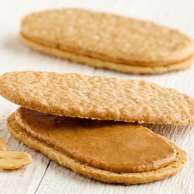 Nature Valley Biscuit Sandwiches, Peanut Butter Snack, 5 ct, 6.75 OZ (Pack of 12)