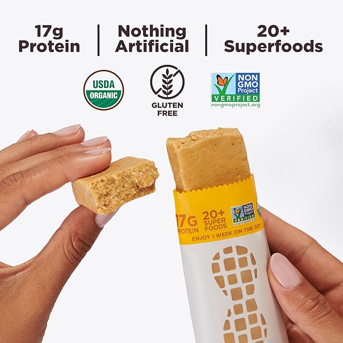 Perfect Bar Original Refrigerated Protein Bar, Peanut Butter, 2.5 Ounce Bar, 8 Count (Pack of 3)