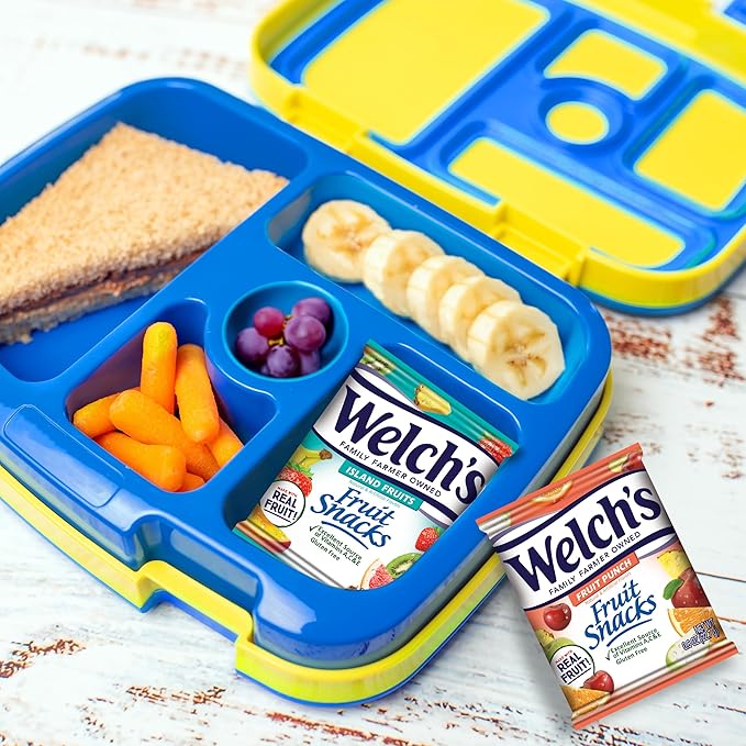 Welch's Fruit Snacks, Fruit Punch & Island Fruits & Berries 'N Cherries Snack Box, Gluten Free