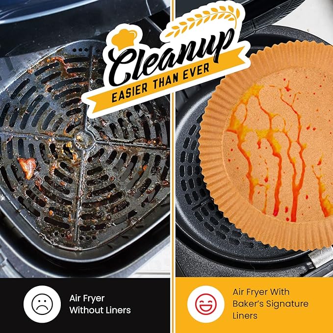6.3??Small Round Air Fryer Liners, 2-4 qt Airfryer Paper Liners, 125Pcs Disposable parchment paper