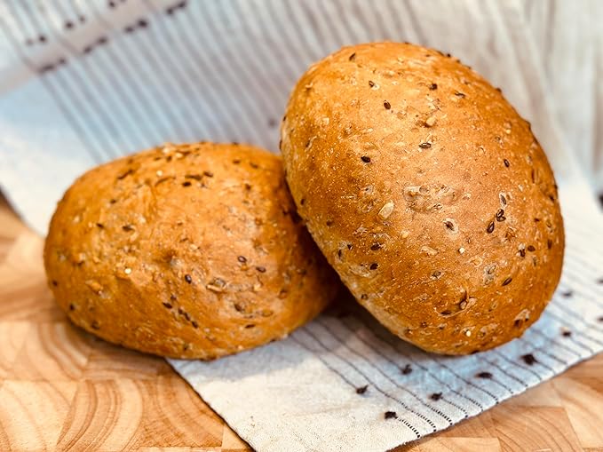 Molibake 8 Grain Bread Mix Pack of 4 - All-Natural Multigrain Baking Mix for Bread Machine and Oven