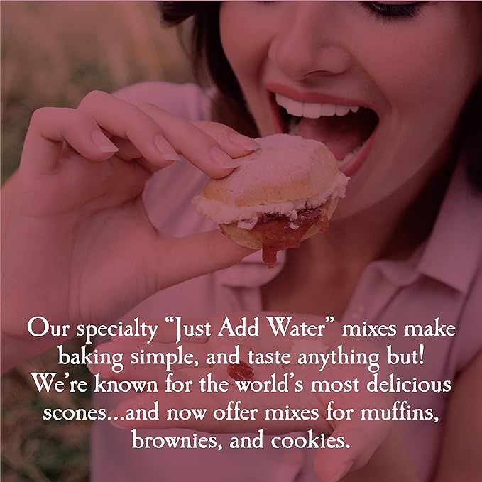 English Scone Mix, Raspberry White Chocolate by Sticky Fingers Bakeries ??Easy to Make English