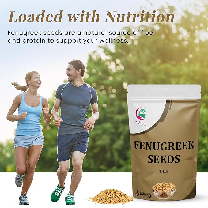 Fenugreek Seeds 1 LB, 100% Pure & Natural, Perfect for Cooking, Herbal Uses & Overall Wellness