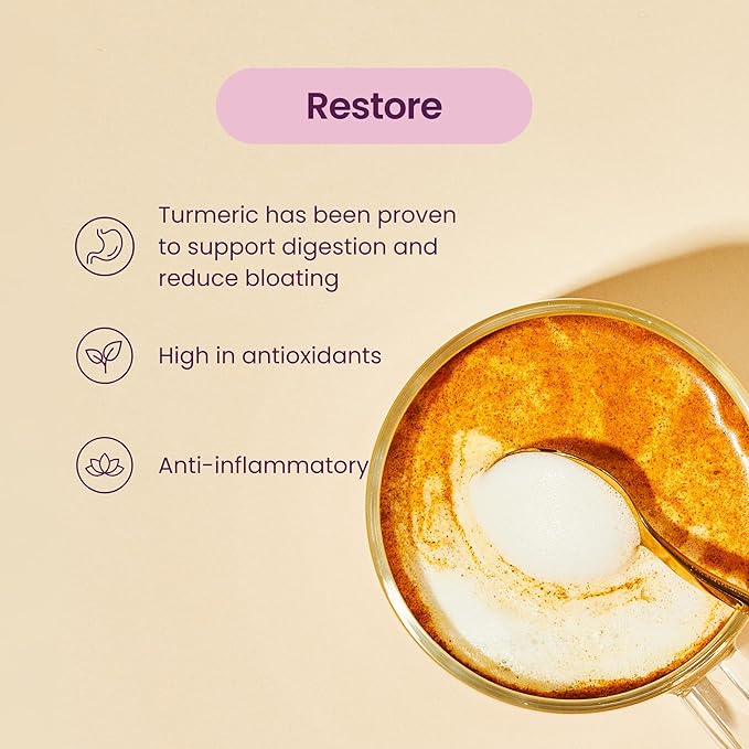 Blume Superfoods Latte - Turmeric Powder and Ginger Powder - Golden Milk, Cardamom, Ginger Root