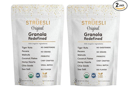 Struesli - Organic Original Granola Redefined | No Added Sweeteners, No Grains | Keto & Paleo