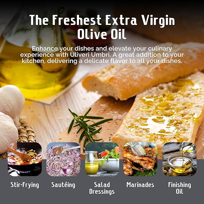 Frantoio Uliveti Umbri Bag in Box Olive Oil | Authentic Italian Extra Virgin Olive Oil | Perfect