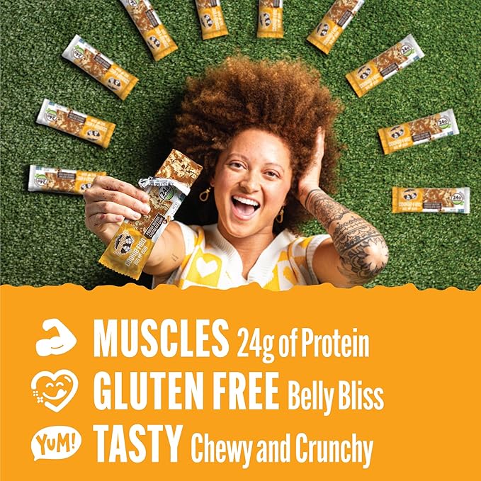 Lenny & Larry's Cookie-fied BIG BAR ??Peanut Butter Chocolate Chip Vegan Protein Bars 12x90g