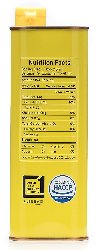 OTTOGI 100% Pure Premium Roasted Sesame Oil, Toasted to Perfection, Traditional Korean Style Oil