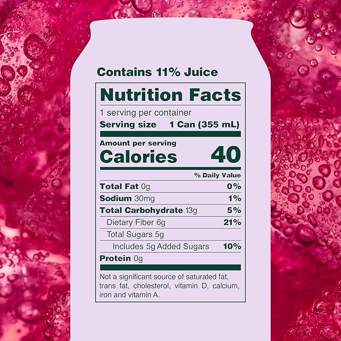 OLIPOP Prebiotic Soda Pop, Classic Grape, Pantry Pack Packed with Prebiotics, Fiber, and