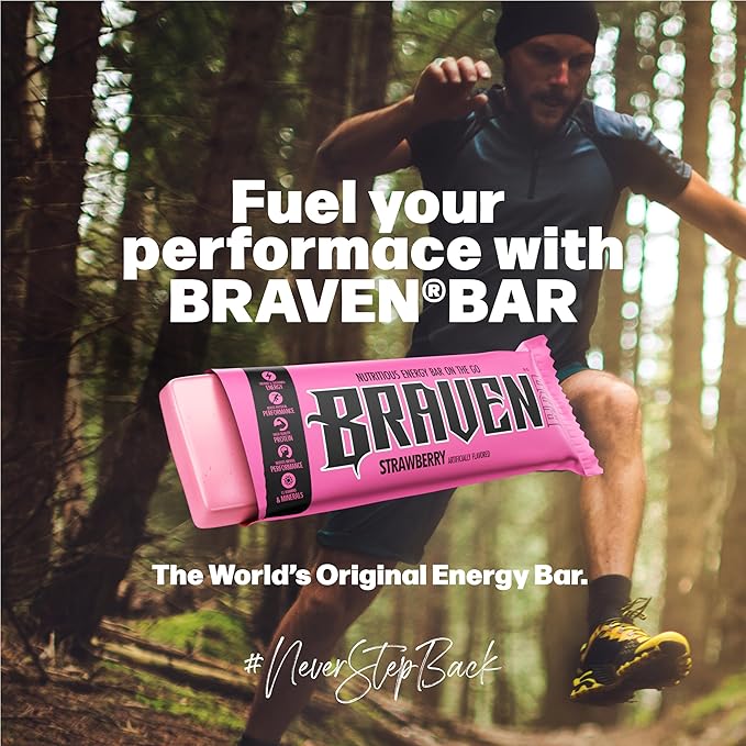 Braven Bar Variety Pack Energy Bars (1.59 oz, Pack of 10) ??Energy Chews with 5g Protein