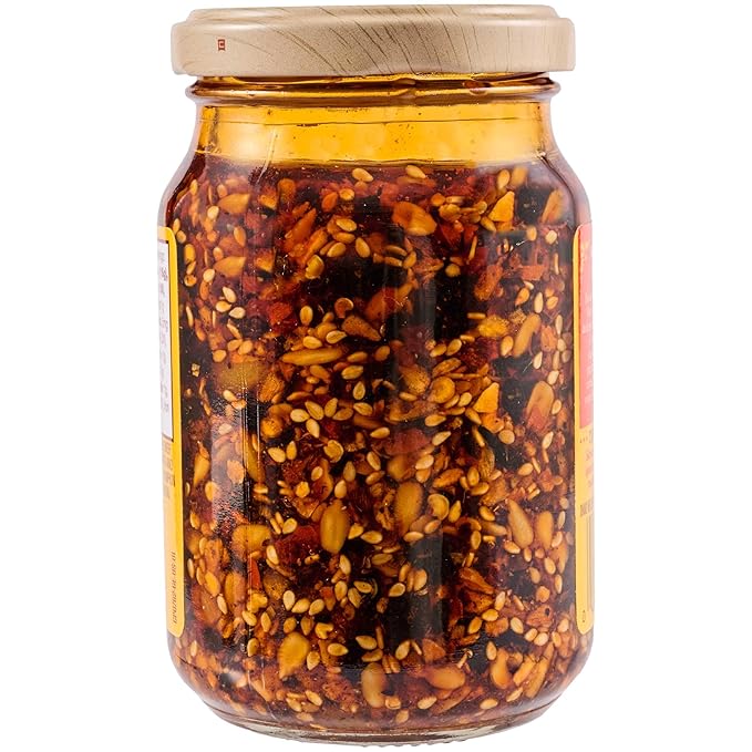 Cholula Chili Crisp Sauce, Chiles & Pepitas, Crunchy Topping for Tacos, Tostadas, Eggs, Pizza and More, 8 oz