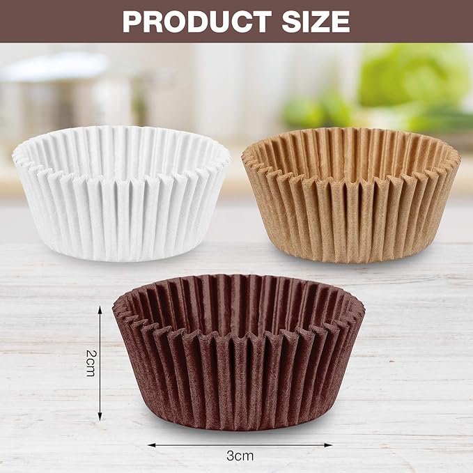 Zonon 1000 Counts Cupcake Liners for Baking Liners Paper Cupcake Wrappers Bulk Cup Cake Cases