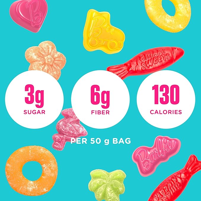 SmartSweets Variety Pack Candy, 1.8oz (Pack of 8), Candy With Low Sugar & Calorie, Healthy Snacks