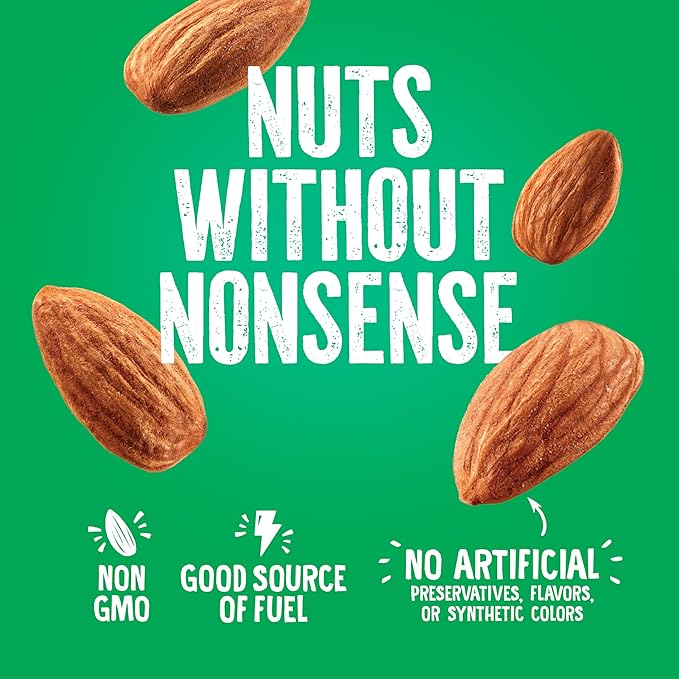 Emerald Nuts Whole Almonds 7ct (1-Pack), 100-Calorie Individual Packs, Kosher Certified, Non-GMO