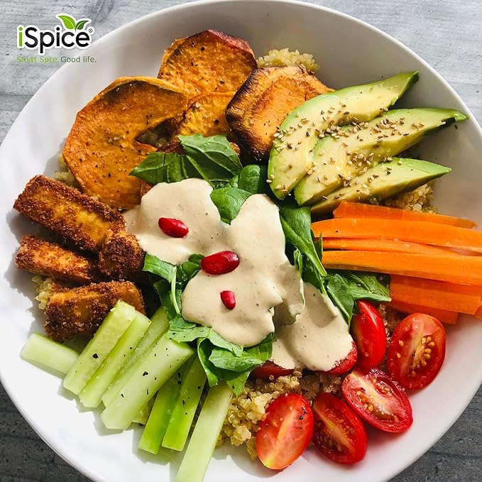 iSpice - Salt-Free | Sugar free | 100% Pure Wellness Vegetable Fat Free Super Spice Blend | All