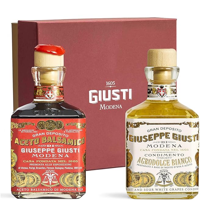 Giuseppe Giusti Balsamic Vinegar of Modena Gift Set ??Gran Deposito Aceto Balsamico di Modena and