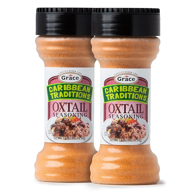 Grace Caribbean Traditions Oxtail Seasoning - 2 Pack - Caribbean Seasoning for Oxtail Meat