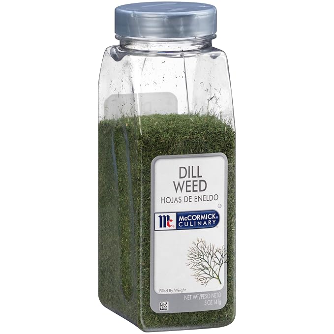 McCormick Culinary Dill Weed, 5 oz (Pack of 6) - Six 5 Ounce Containers of Dried Dill Weed