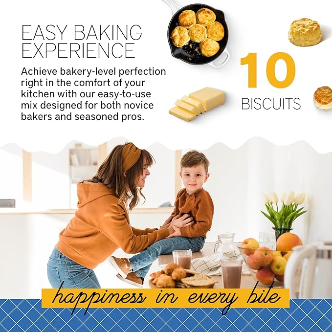 Southern Living Gourmet Original Biscuit Mix, Easy-to-Bake Delight, Dinner Biscuits, Breakfast