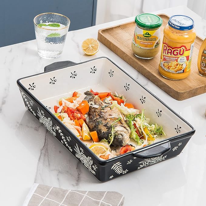 Wisenvoy Casserole Dishes For Oven Baking Dish Ceramic Casserole Dish Lasagna Pan Baking Dishes For