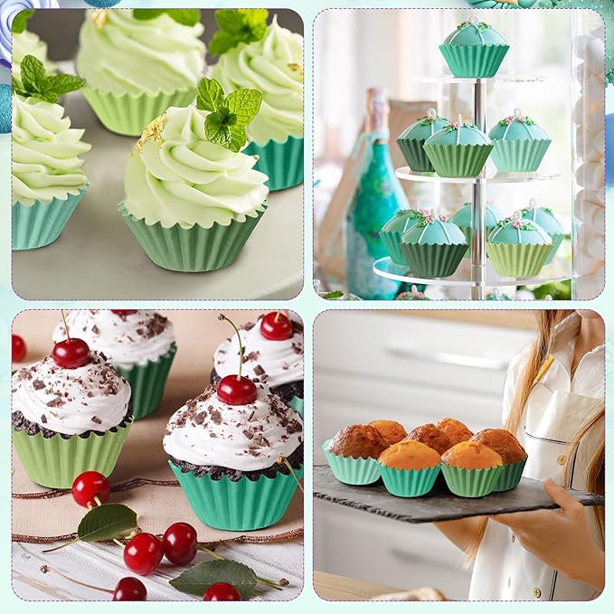 Zonon 1000 Counts Cupcake Liners for Baking Liners Paper Cupcake Wrappers Bulk Cup Cake Cases