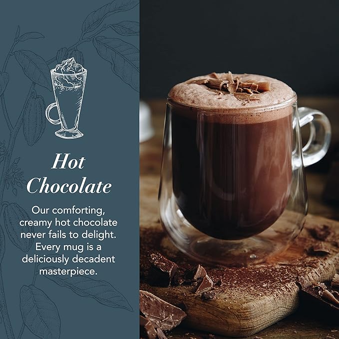 Whittard of Chelsea - Salted Caramel Flavor Hot Chocolate - Milk Chocolate Mix, Vegetarian, Vegan