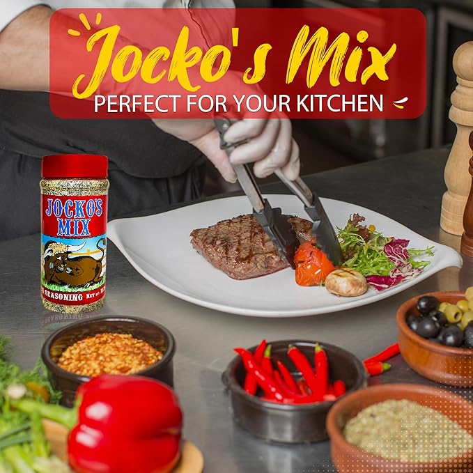 Jocko's Mix Santa Maria Style Seasoning - 15.3oz Bottle Of Tri-Tip, Steak, Pork, and Chicken