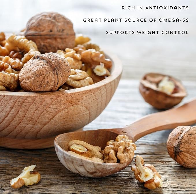 Lark Ellen Farm Organic Sprouted Walnuts ??Raw, Unsalted, Keto-Friendly, Healthy Vegan Snack