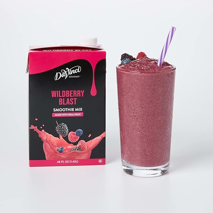 DaVinci Gourmet Wildberry Blast Smoothie, 48 Fluid Ounces (Pack of 1)