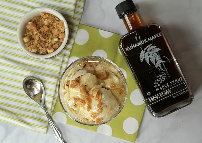 Runamok Coffee Infused Maple Syrup - Authentic & Real Vermont Maple Syrup | Make Your Ultimate