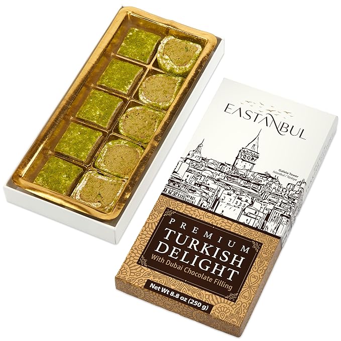 Eastanbul Dubai Chocolate-Filled Turkish Delight, 8.8 oz
