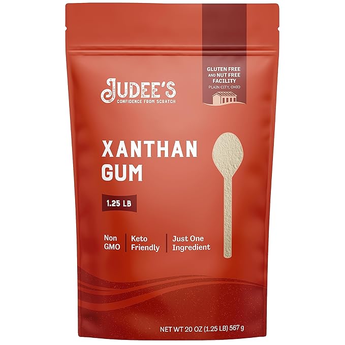 Judee's Gluten Free Xanthan Gum - 20 oz - Baking Supplies - Delicious and 100% Gluten-Free - Great