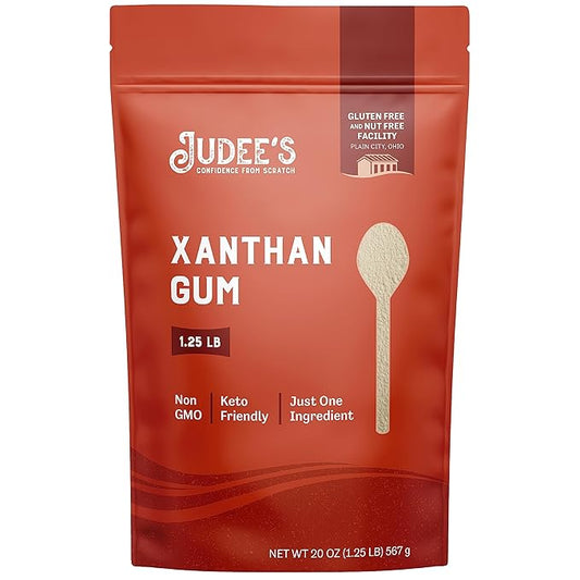 Judee's Gluten Free Xanthan Gum - 20 oz - Baking Supplies - Delicious and 100% Gluten-Free - Great