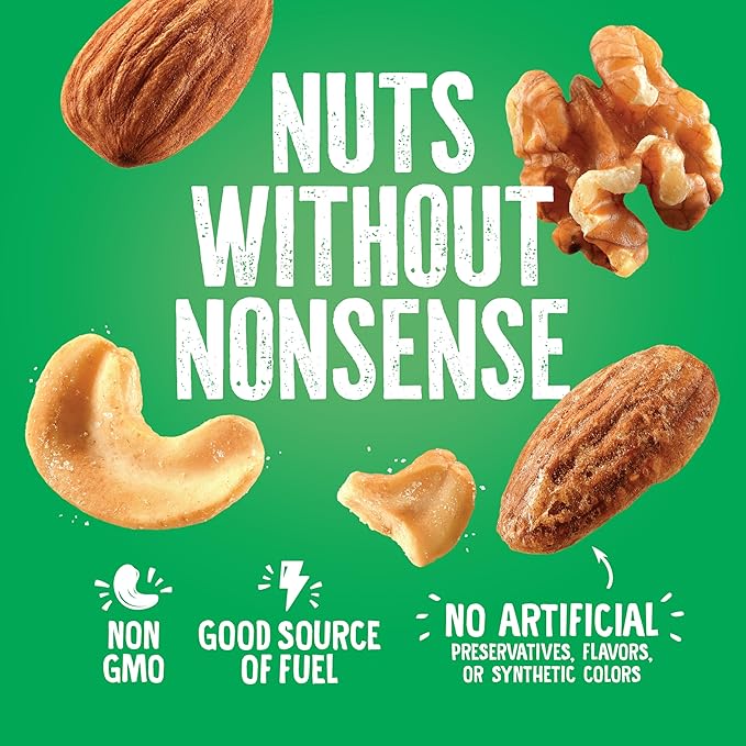 Emerald Nuts Mixed Nuts Variety Pack 18ct (1-Pack) , 100-Calorie Individual Packs , Features Dry