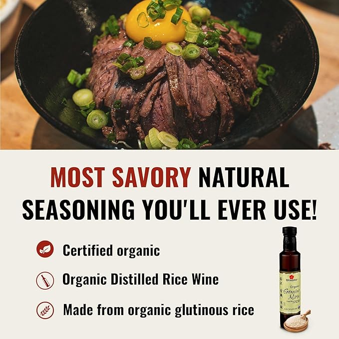 Ohsawa - Genuine Mirin, Authentic Japanese Sweet Cooking Wine, Vegan, Non-GMO, USDA Certified